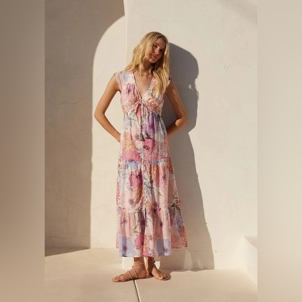 NEW Lovestitch Andie Floral Maxi Dress
